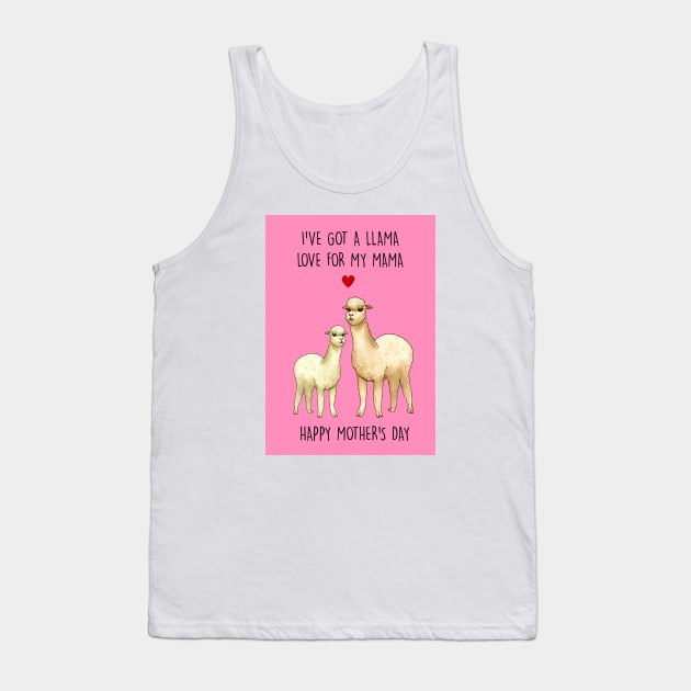 Llama Mama Tank Top by Poppy and Mabel